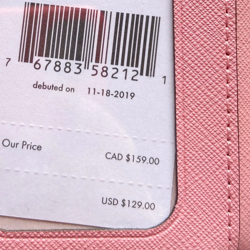 Kate Spade Pink Wallet small bifold - Picture 15 of 15